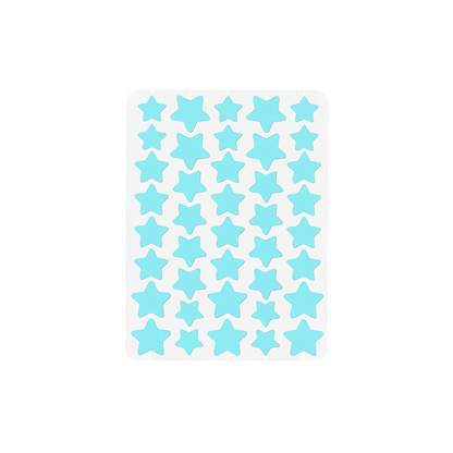Colorful Heart Hydrocolloid Blemish Patches, 54 Counts, Skin Friendly Spot Care