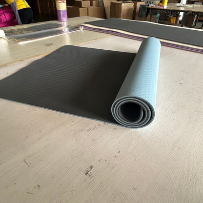 Premium TPE Yoga Mat - 183x61cm Double-Sided Non-Slip Exercise Mat for Yoga, Pilates & Home Workouts