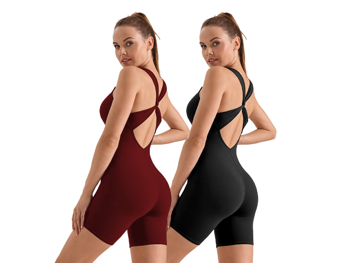 Seamless Sculpting Romper – Women’s Active Body-Shaping Jumpsuit