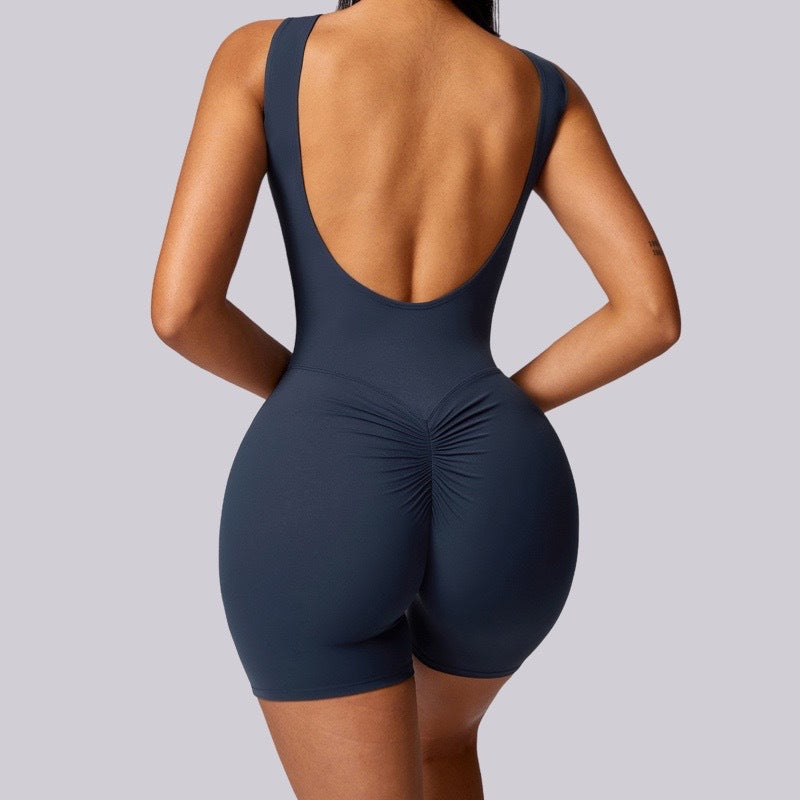 Seamless Active Romper – Body Sculpting Fit for Workout & Daily Wear