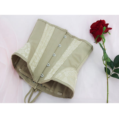 Elegant Waist Sculpting Corset – Breathable Body Shaping Support